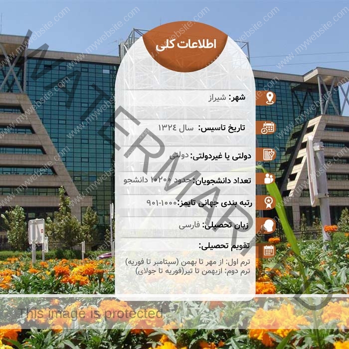 تحصیل در دانشگاه علوم پزشکی شیراز