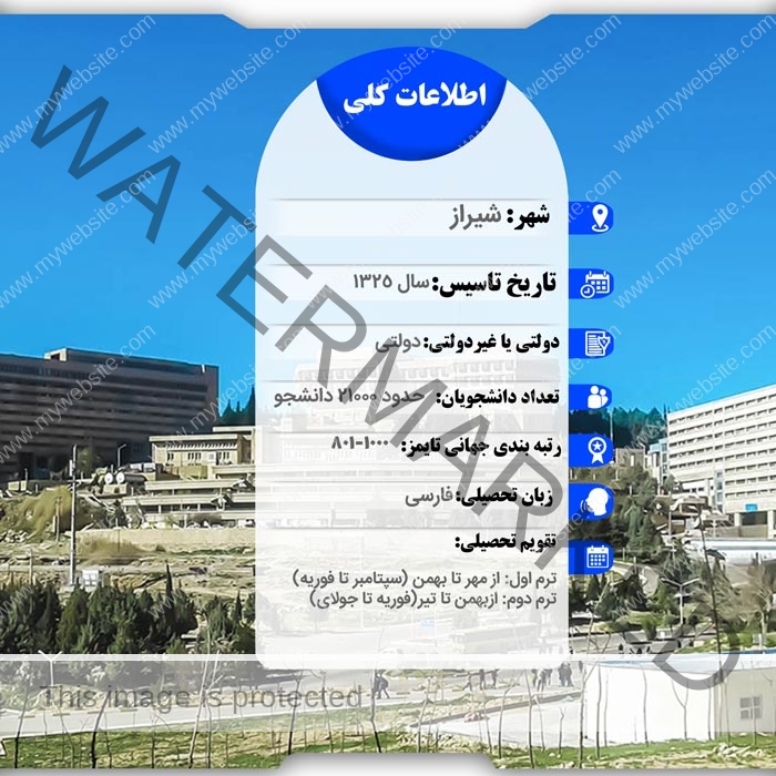 تحصیل در دانشگاه شیراز