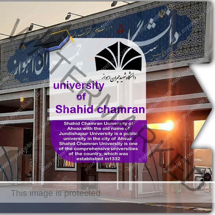 Studying at Shahid Chamran University, Ahvaz