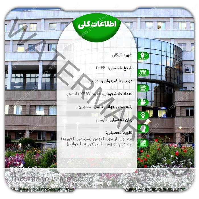 تحصیل در دانشگاه علوم پزشکی گلستان