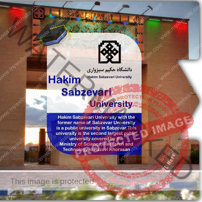 Studying at Hakim Sabzevari University